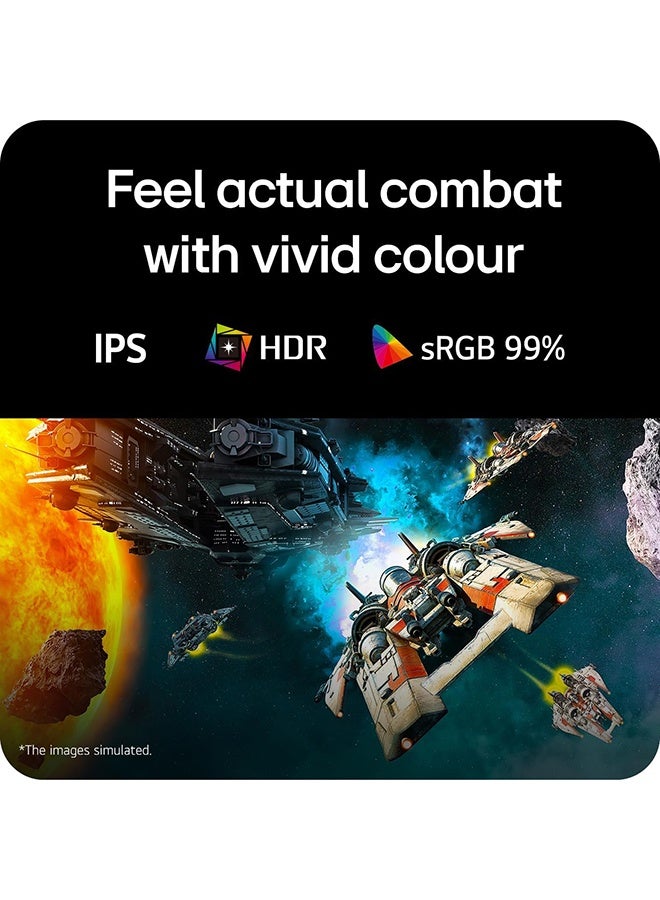 إل جي 27 inch UltraGear G5 Gaming Monitor, IPS Display, FHD Resolution, 200Hz Refresh Rate, 1ms (GtG @ Faster) Response Time, G-SYNC & FreeSync Premium Compatible, Black | 27G523B black - Image 3