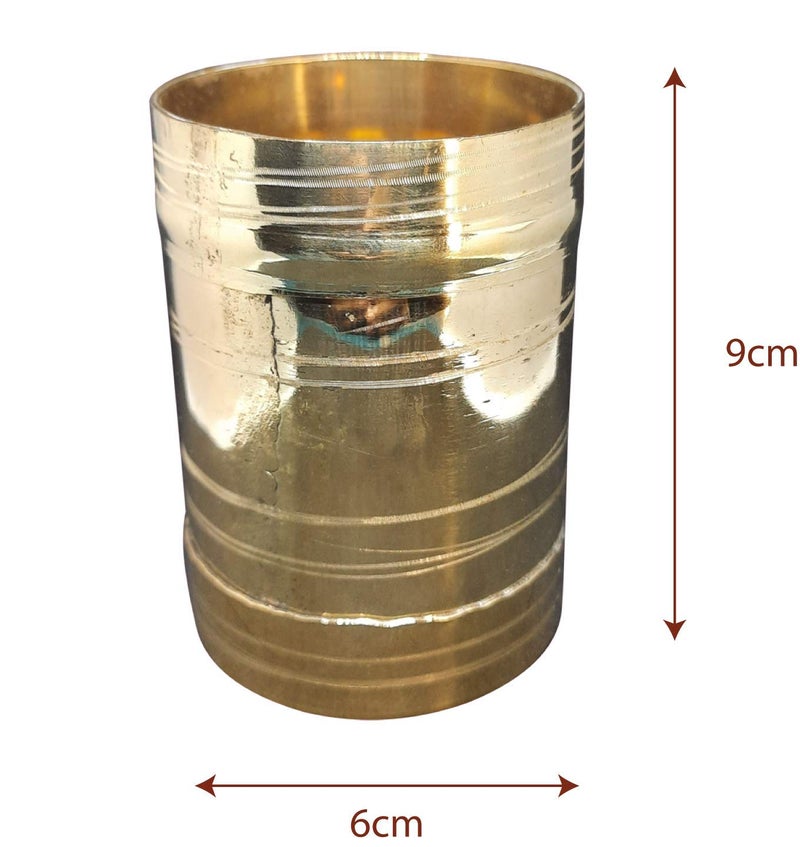 Coolboss Brass Rice Grains Measuring Vessel Pot Small 1 Unit - Image 3