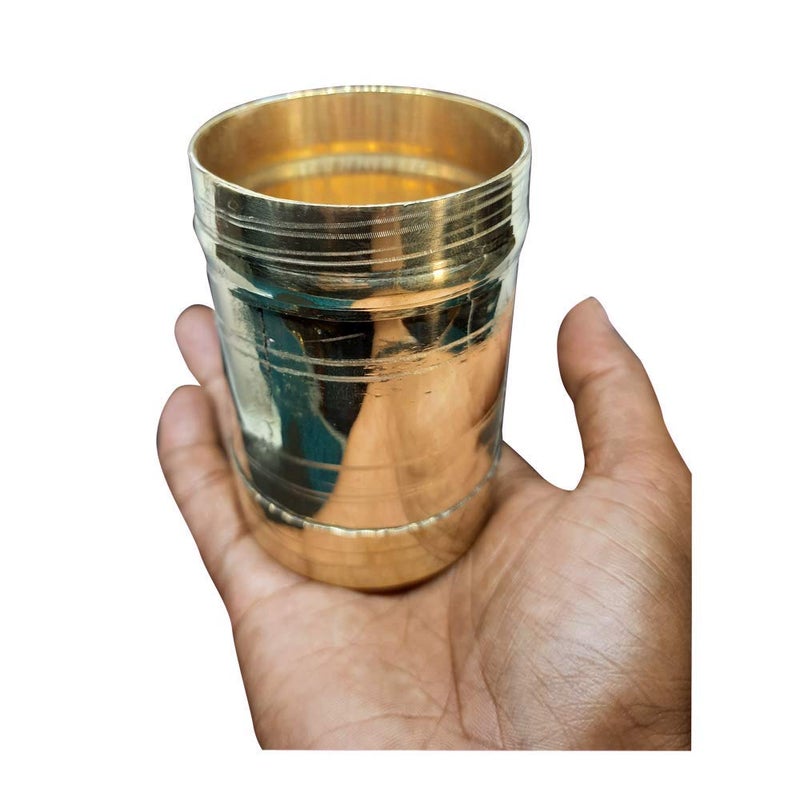 Coolboss Brass Rice Grains Measuring Vessel Pot Small 1 Unit - Image 2