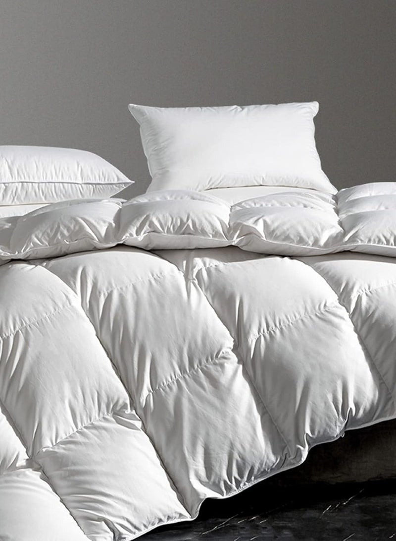 Asraar Hotel Style Bedding 6-Piece Set – Includes 2 Premium Duvets 240 x 260cm for Unmatched Comfort, 2 Elegant Duvet Covers 240 x 260cm for a Refined Look, and 2 Absorbent Towels 50 x 80cm 250g for Everyday Use – Luxurious and Durable Bedding Essentials  - Image 2