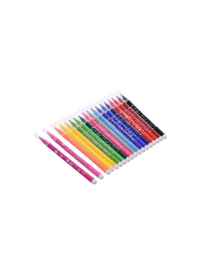 YALONG - Yalong Set Of 18 Pieces Of Water Colors Marker With Durable Material, Suitable For School And Home - Image 1