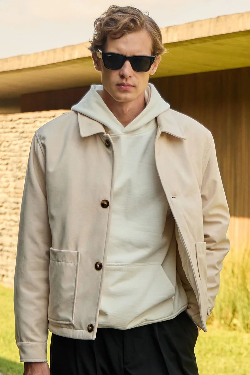 Danger Danger Regular Fit Shirt Collar Jacket