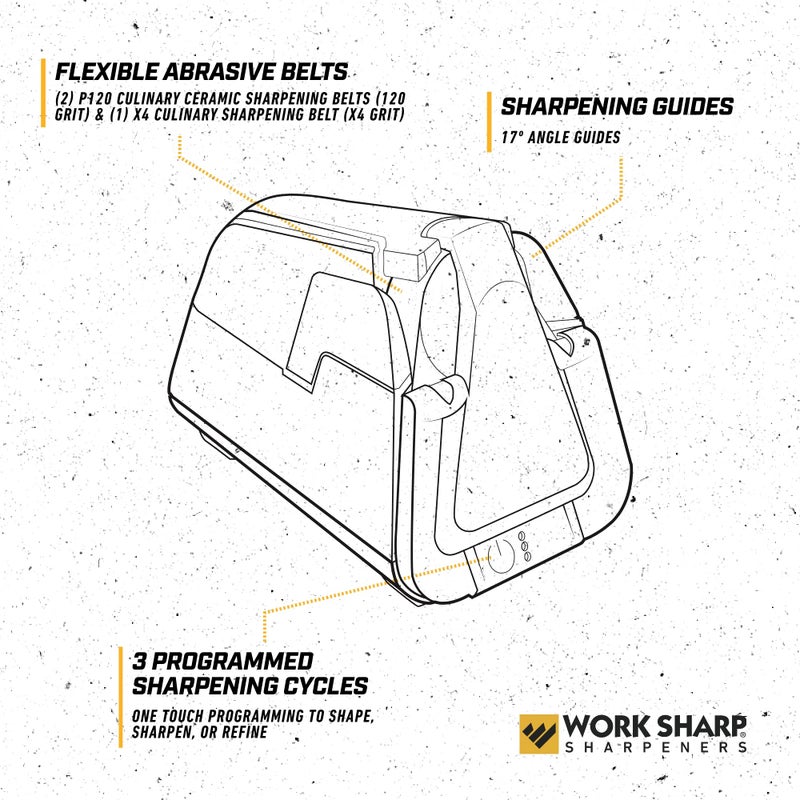 Work Sharp Work Sharp Professional Electric Culinary E5 Kitchen Knife Sharpener  - Image 3