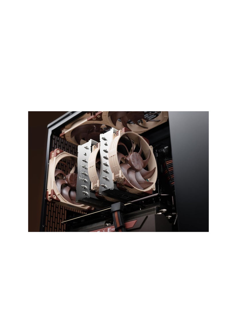 Noctua NH-D15 G2 HBC, Dual Tower CPU Cooler, Specialised High Base Convexity Version for Intel LGA1700 (Brown) - Image 5