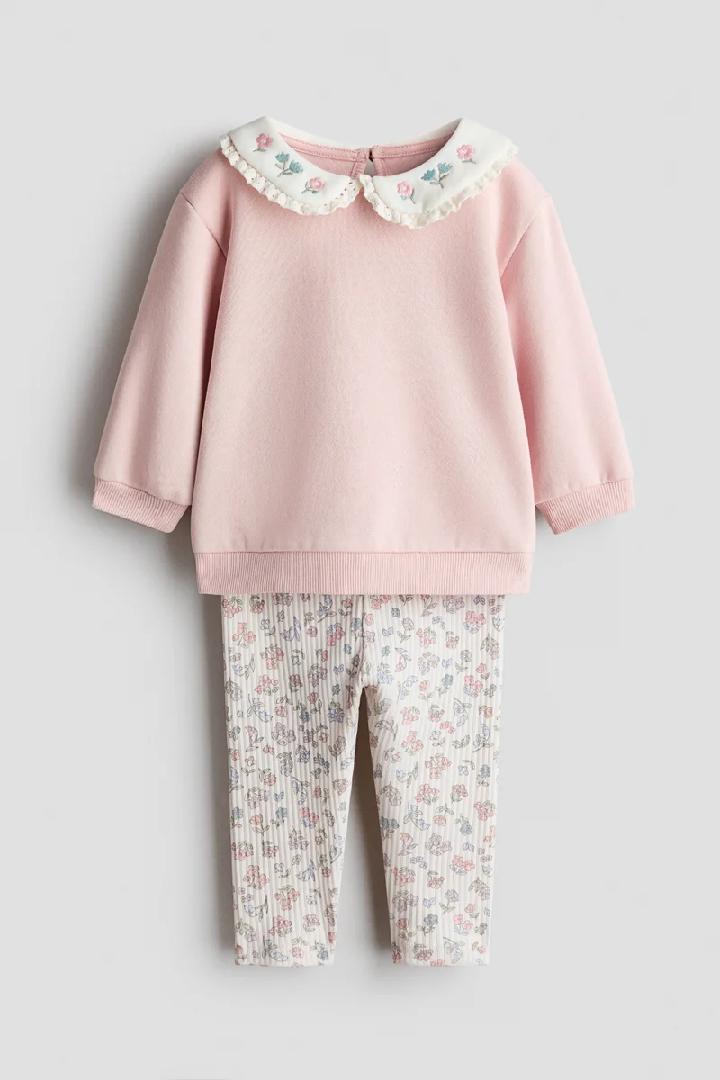 H&M 2-piece top and leggings set