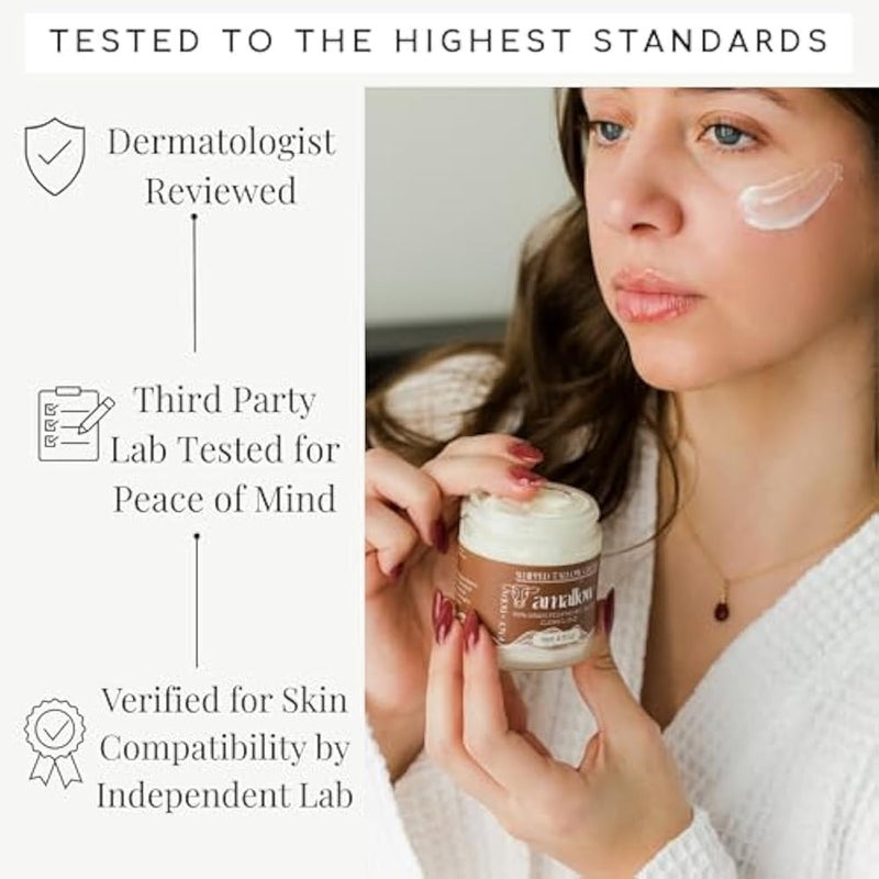 Amallow 100% Grass Fed Beef Tallow for Skin Care - Face + Body - Whipped Moisturizer - Natural Lotion, 4 FL. oz. (Clean Cloud) - Image 5