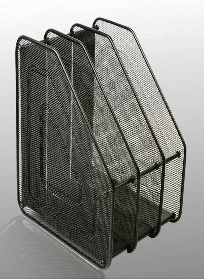 Abaj 3 Tier Metal MESH Magazine Stand/Document Holder
