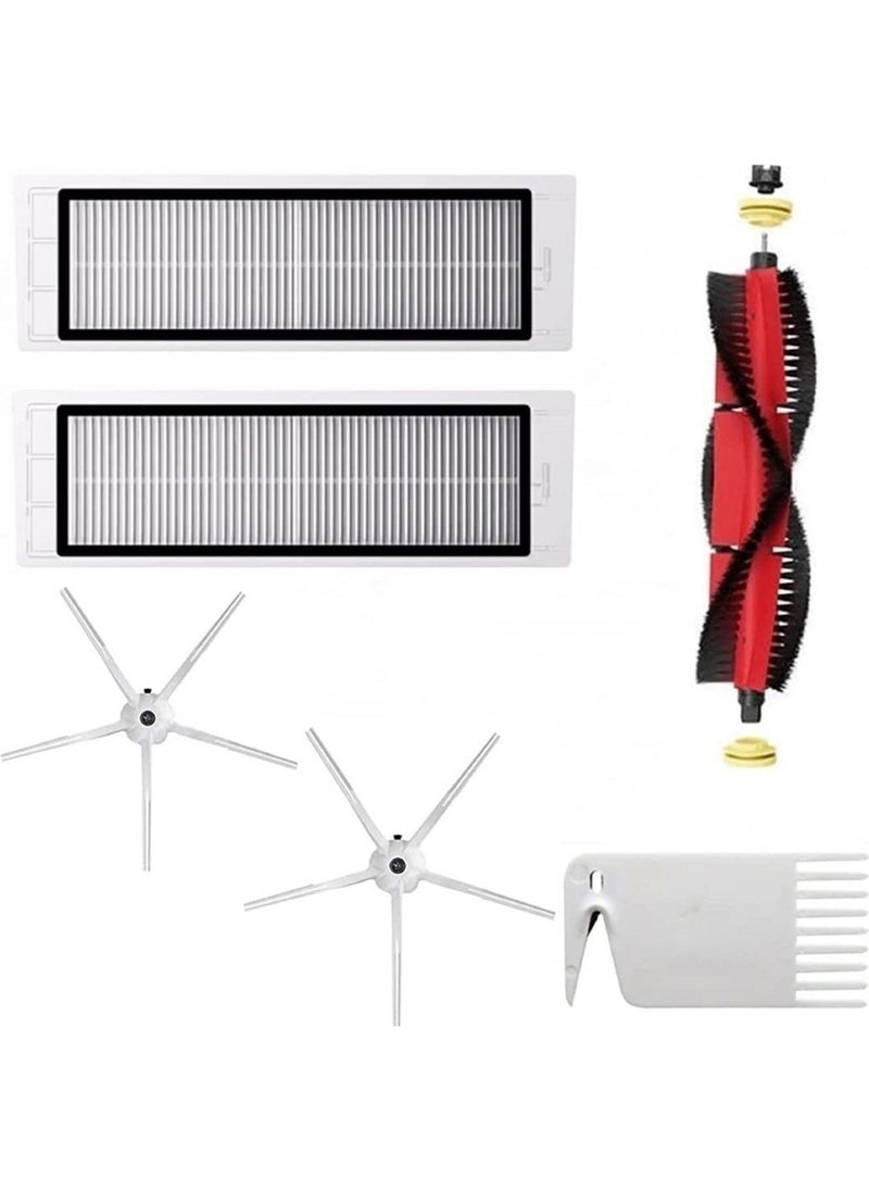 roborock S5 MAX-S50 S6 S6 Maxv Pure Compatible White Set-6 Pieces 