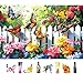 Blueforest 500Piece Jigsaw Puzzle for Adults Butterfly Garden Spring Colorful Flowers 500pc Adult Puzzles NatureThemed Flower Puzzle Challenging Yet Relaxing Activity Gift for Puzzle Lovers23x15 - Image 2