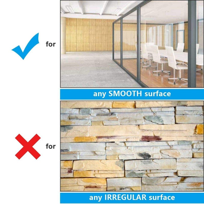 AFMAT White Board Sticker for Wall, 1.44x11ft Peel and Stick Whiteboard Wallpaper, Stain-Proof & Super Sticky Dry Erase Wall Decal, Dry Erase Contact Paper Roll Adhesive for Table/Door, 3 Markers WS11 - Image 5