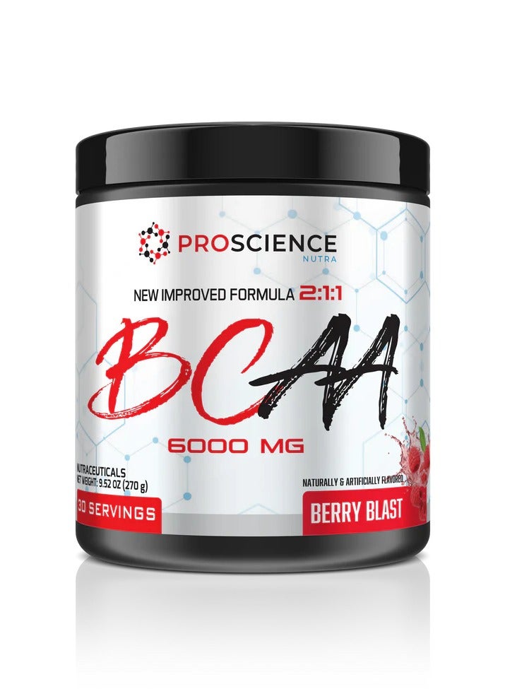 ProScience Nutra BCAA 6000 مجم 30 حصة التوت