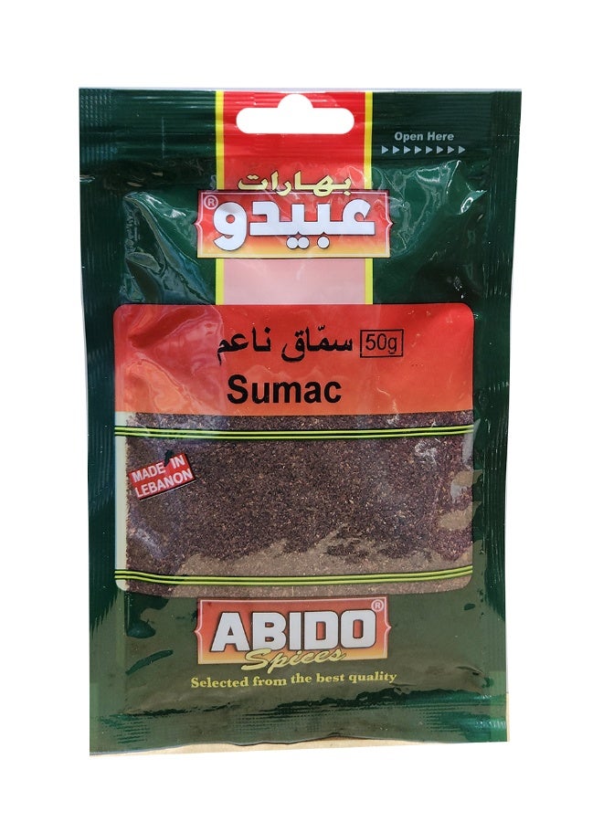 ABIDO Sumac Powder 50G, Spice For Fattoush, Grilled Meat, Onions And Marinades - Image 1