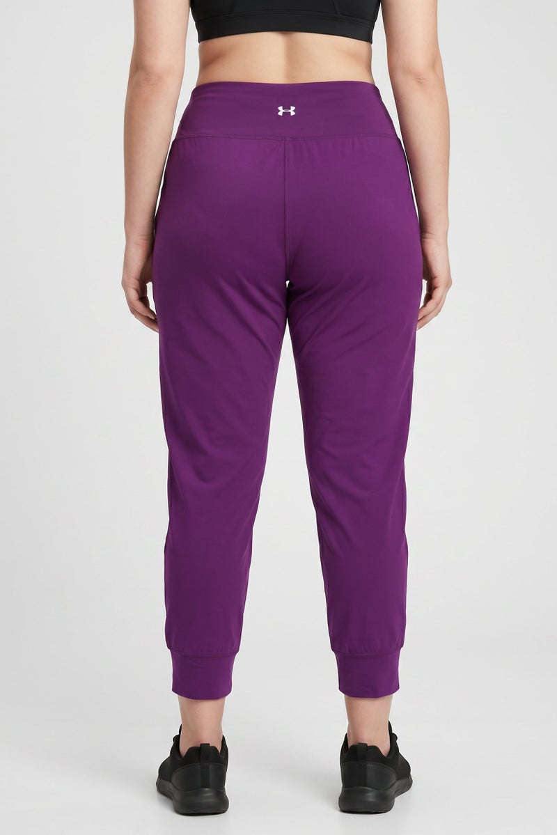 UNDER ARMOUR Women Fitted Fit Training Leggings, Purple - Image 4