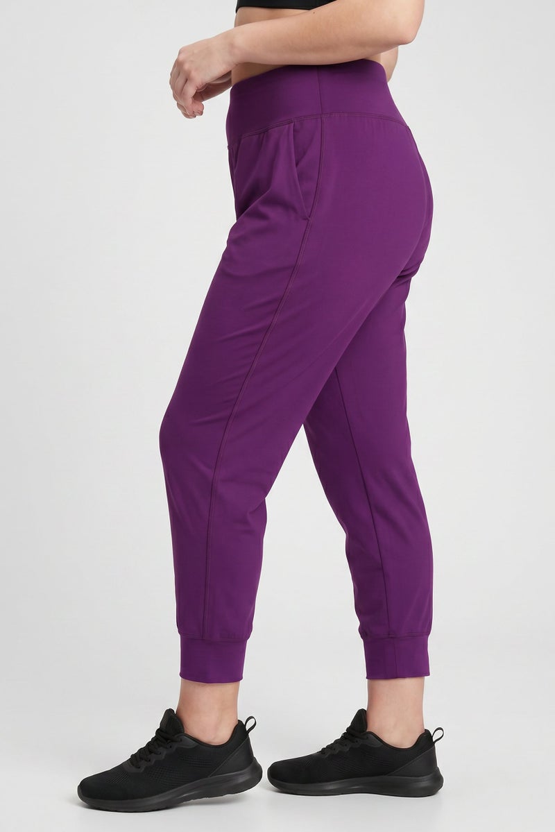 UNDER ARMOUR Women Fitted Fit Training Leggings, Purple - Image 3