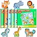 QimuMku Magnetic Puzzles for Kids Ages 13 Travel Toddler Puzzles Ages 24 Year Animal Activities Toy for Boys Girls 35 yo Learning Magnet Gift for Road Trip - Image 3