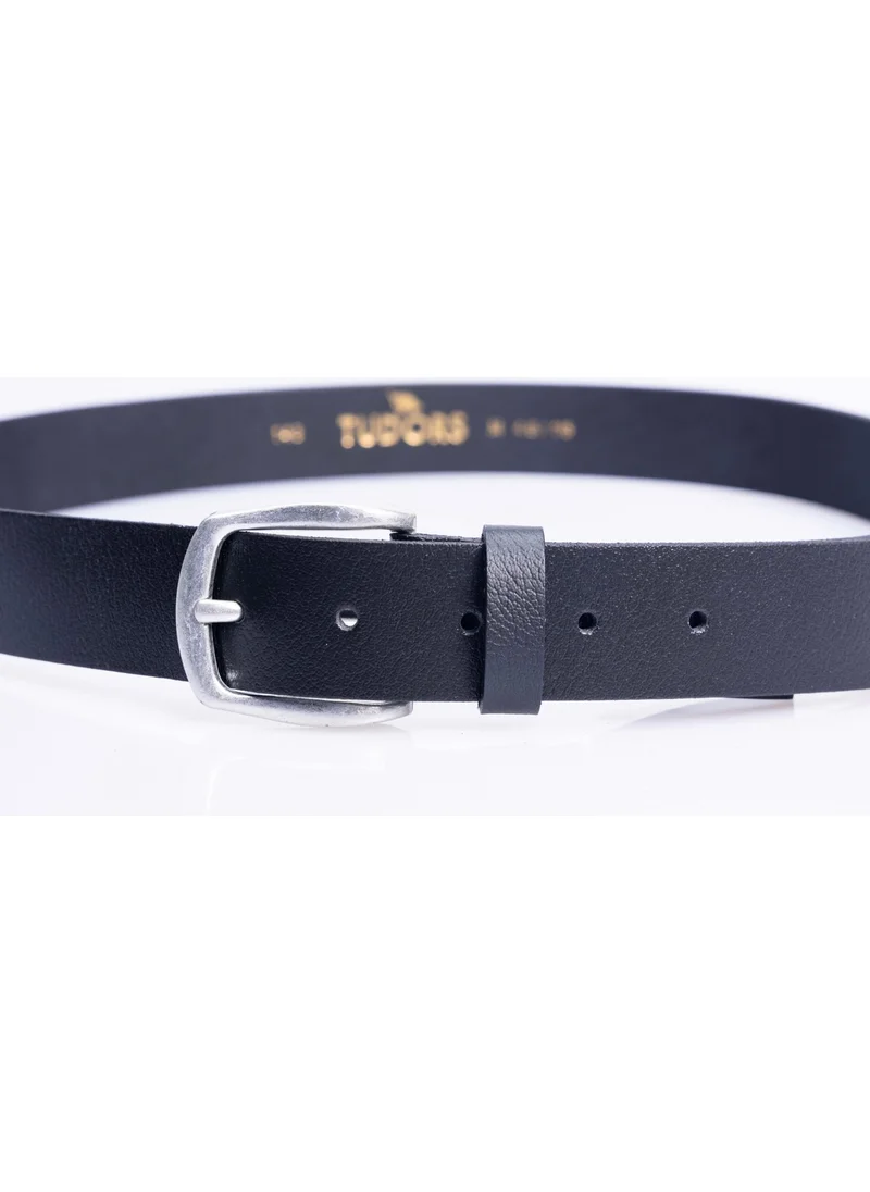 Tudors Leather Black Men's Belt