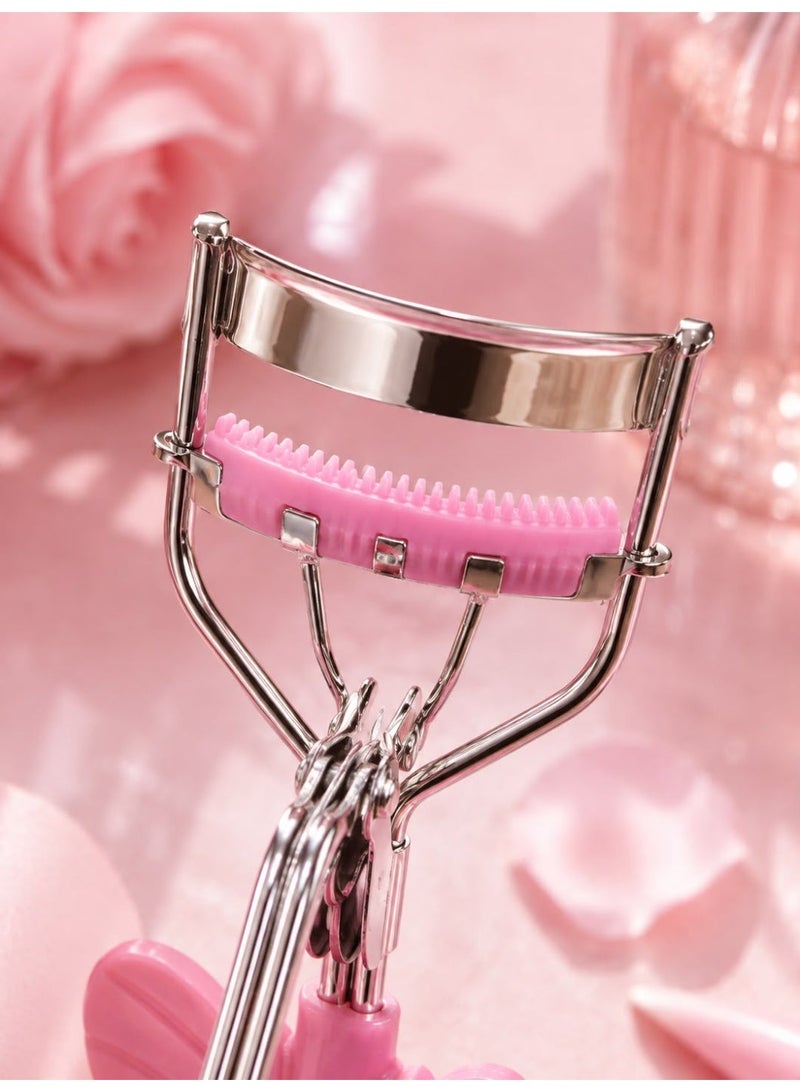 Butterfly Eyelash Curler with Built-In Comb, Metal Lash Curling Tool with Ergonomic Butterfly-Shaped Finger Grips, Portable Eyelash Curler for Women, Assorted Colors - Image 5
