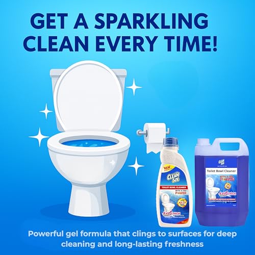 Cleansol Toilet Cleaner Liquid – 5 Litre | Thick Gel Formula for Toilet Bowl Stains, Limescale & Odour Removal | Septic-Safe Cleaning Solution - Image 4