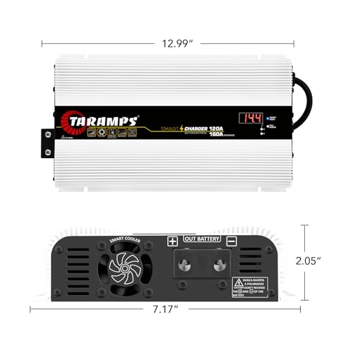 Taramp's شاحن تيرامبس الذكي 120/160A شاحن بطارية 160A وضع ديناميكي نظام صوت السيارة مزود الطاقة 2200 واط أقصى طاقة إخراج بيفولت أوتوماتيكي 127/220VAC - Image 3
