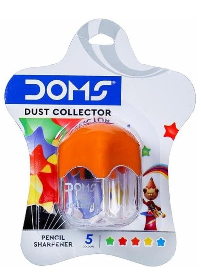 دومس مبراة أقلام الرصاص لهواة جمع الغبار من DOMS في عبوة فقاعية، قطعة واحدة بألوان متنوعة - Image 1