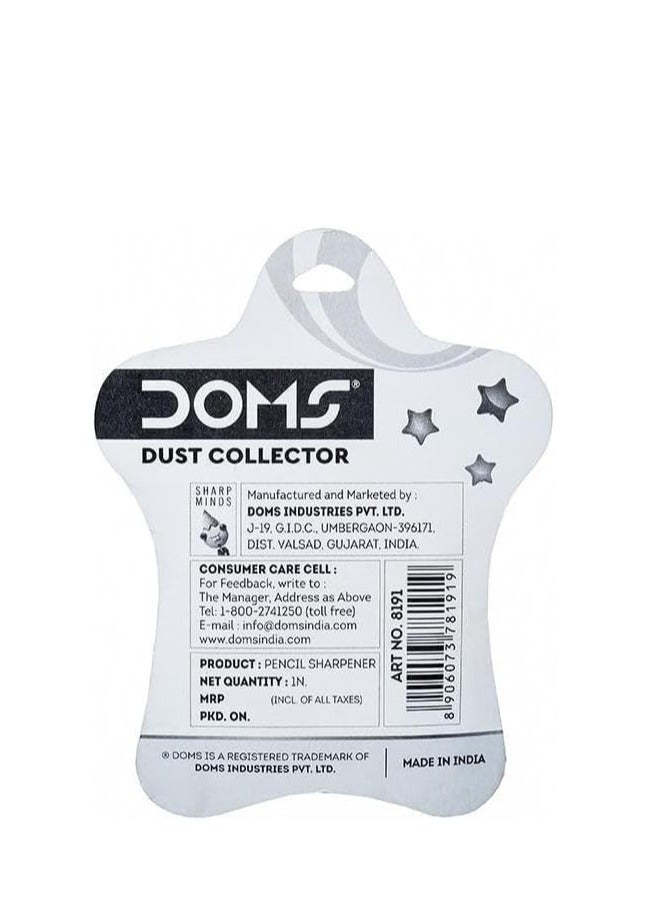 دومس مبراة أقلام الرصاص لهواة جمع الغبار من DOMS في عبوة فقاعية، قطعة واحدة بألوان متنوعة - Image 2