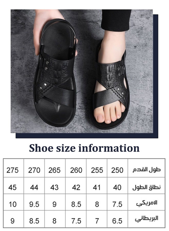 Men's Casual Fashion Soft Sole Leather Sandal  - Image 3