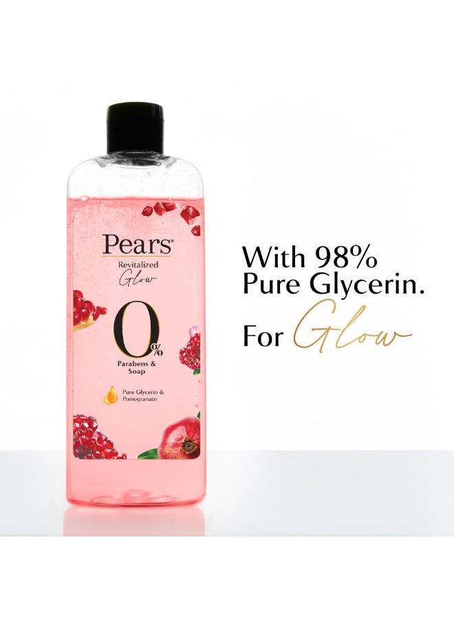Pears 98% Pure Glycerin Revitalized Glow Body Wash with Pomegranate and 0% Parabens & Soap for a Revitalized Glow, 250ml - Image 3