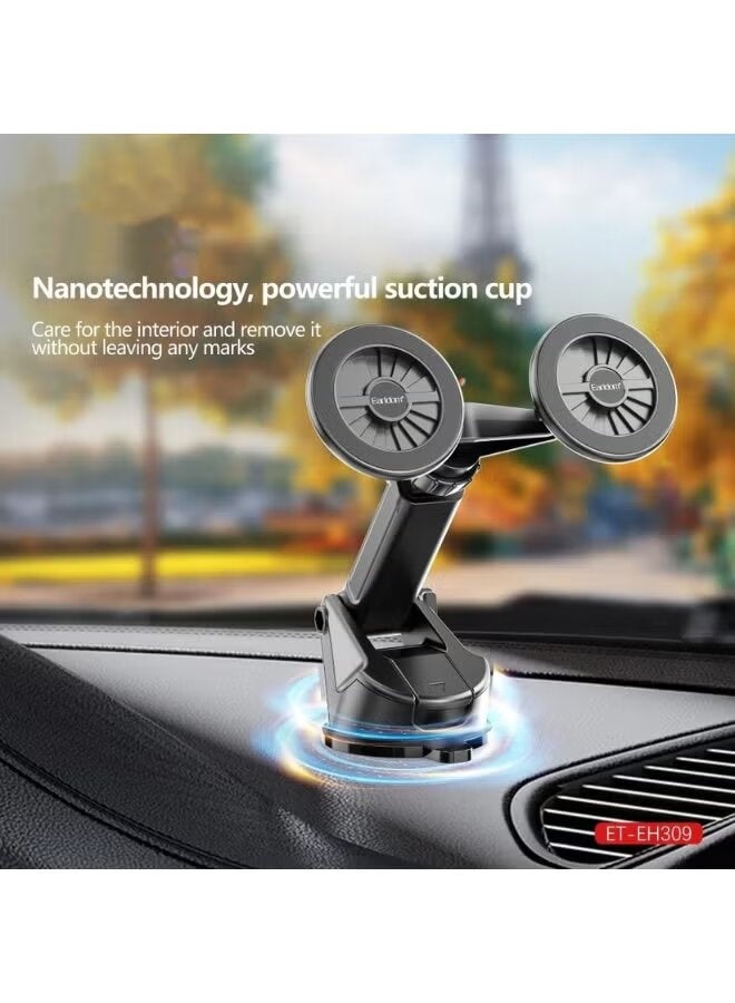 Earldom Mag Safe Car Stand EH309 – Magnetic Phone Holder for Cars, 360° Adjustable, Hands-Free Dashboard & Air Vent Mount, Universal Smartphone Stand for Safe Driving - Image 3