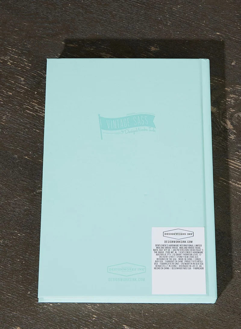 DesignWorks Ink Vintage Sass Journal - Leaf Me Alone
