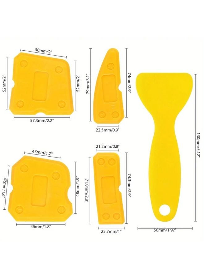 15pcs Silicone Caulking Tool Kit Sealant Finishing Tools for Bathroom Kitchen Window Floor Sink - Image 4