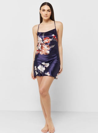 Print Slip Dress
