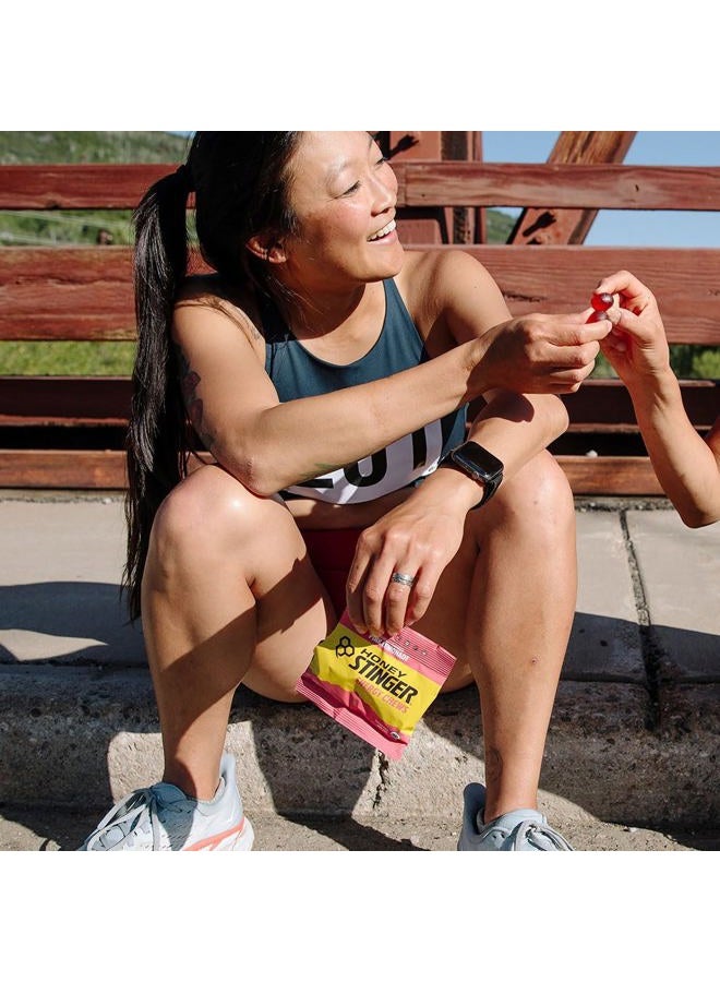 Honey Stinger Organic Pink Lemonade Energy Chew | Gluten Free & Caffeine Free | For Exercise, Running and Performance | Sports Nutrition for Home & Gym, Pre and Mid Workout | 12 Pack, 21.6 Ounce - Image 5