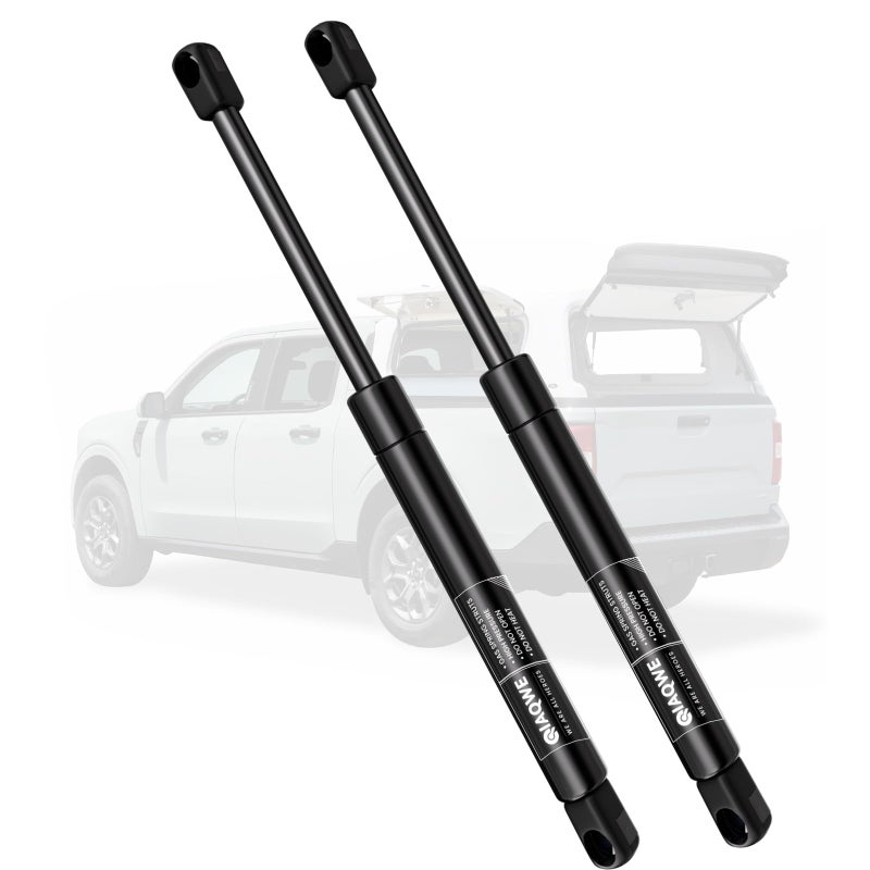 IAQWE 14.96Inch Lift Support Gas Spring 445N/100Lbs Struts Lid Stay for RV Bed Camper Shell Window Tonneau Cover Floor Hatch Set of 2 by IAQWE, Black - Image 1