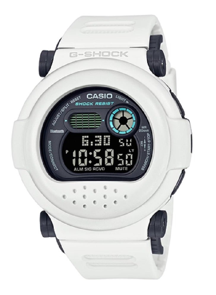 Casio Men Watch- G-SHOCK Digital science fiction white design Black Dial Resin Band G-B001SF-7DR - Image 1