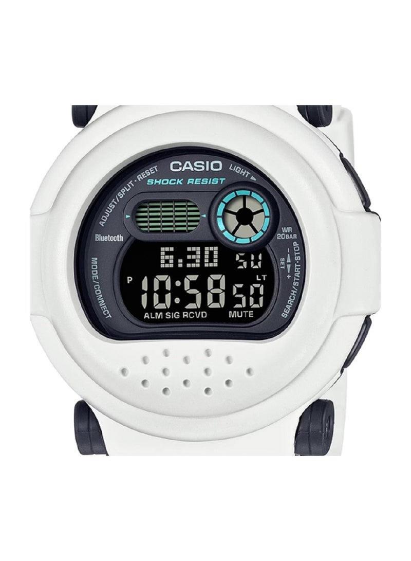 Casio Men Watch- G-SHOCK Digital science fiction white design Black Dial Resin Band G-B001SF-7DR - Image 4