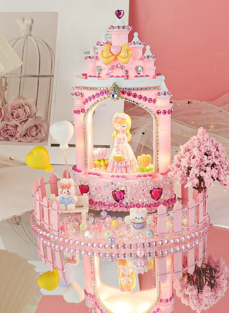 Girl's Creative Handmade Material Bag Making Night Light Birthday Gift Toy  - Image 4