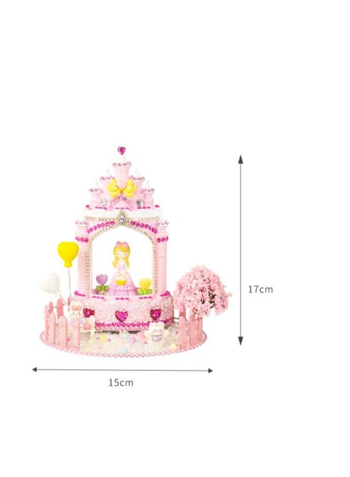 Girl's Creative Handmade Material Bag Making Night Light Birthday Gift Toy  - Image 5