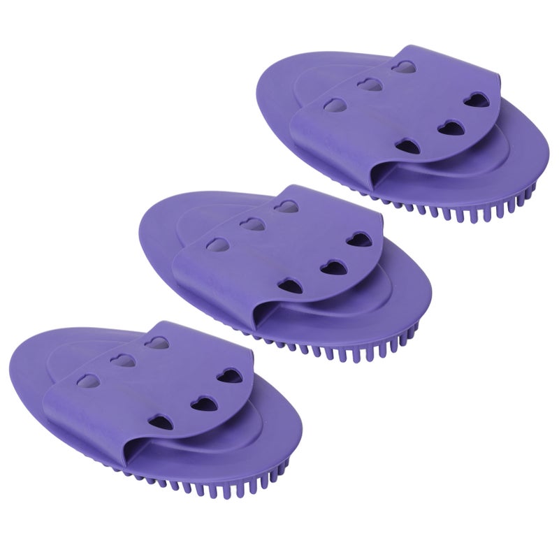 3pcs Silicone Body Scrubber Improve Circulation Reduce Fatigue Gentle Body Massage Brush - Image 5
