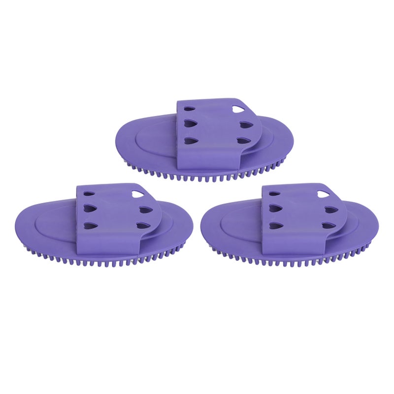 3pcs Silicone Body Scrubber Improve Circulation Reduce Fatigue Gentle Body Massage Brush - Image 4