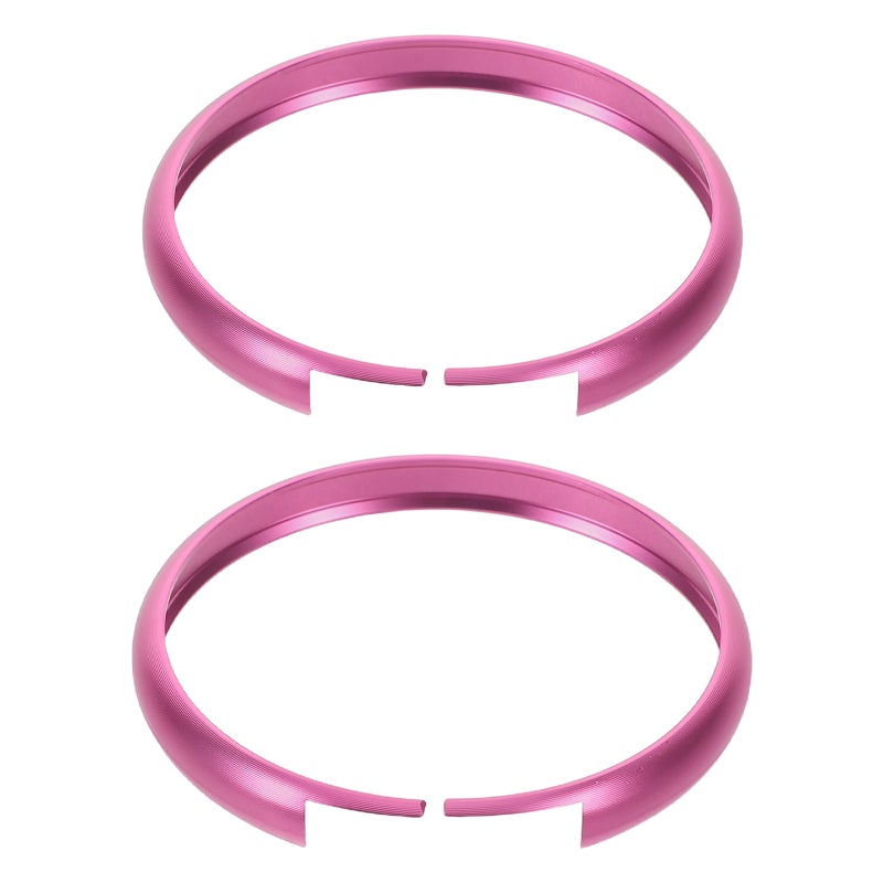 Key Rings For Car Keys Aluminium Alloy Remote Control Key Cover Ring Stylish Upgrade Daily Use 2Pcs - Image 1