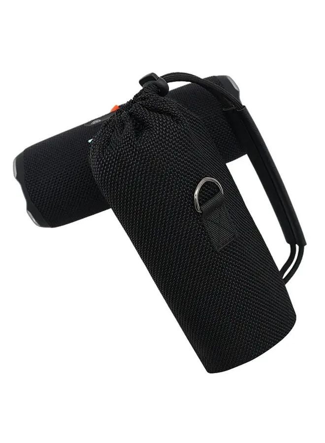 JBL Flip 3 4 5 6 7 Portable Speaker Case Black Nylon Protective Bag With Handle - Image 5