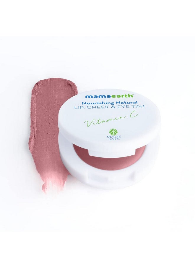 Mamaearth Mamaearth Nourishing Natural Lip Cheek & Eye Tint with Vitamin C & Cocoa - 02 Coco Nude- 4 g  - Image 1