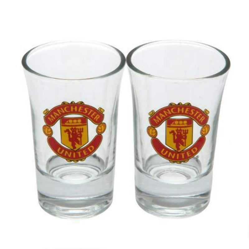 Manchester United Manchester United Football Club  Club Crest Shot Glass Set