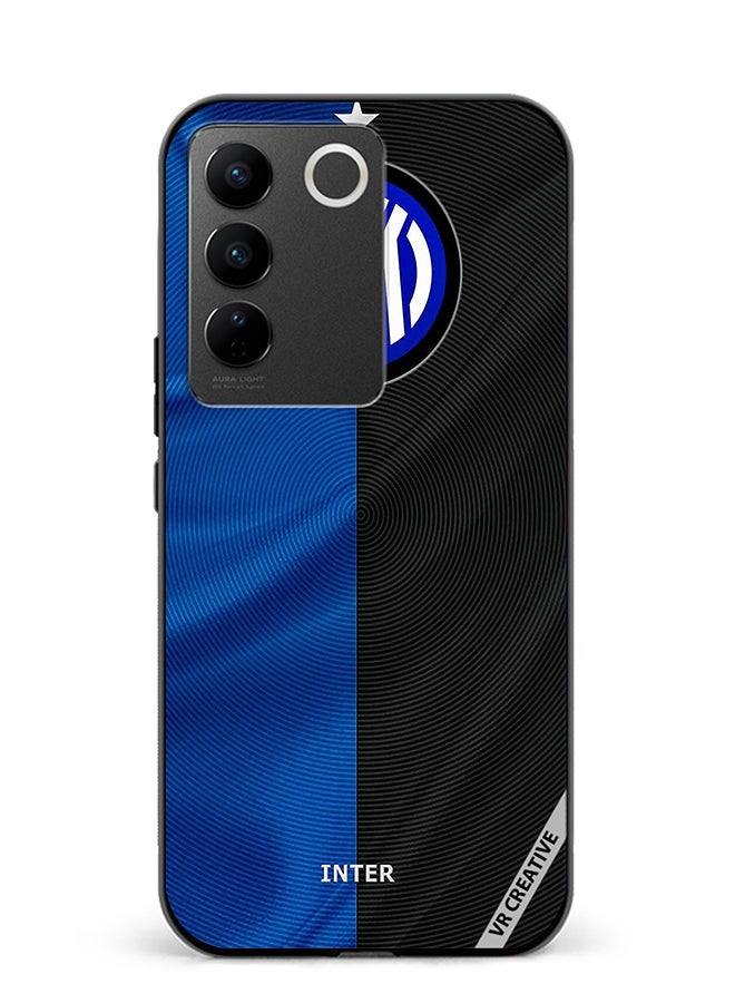 VR CREATIVE Protective Case Cover For Vivo V27e Inter Milan Logo Design Multicolour - Image 1