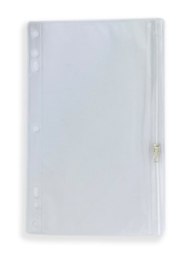 Positive Art Vinyl Ring Binder Pockets - 9 ½ x 6 Inches - Fits All Standard Ring Binders - Zip Closure to Secure Your Belongings - 12-Pack - Image 2