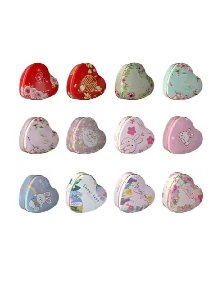 Cute heart shaped scented candle in multiple colors and shapes - Image 4