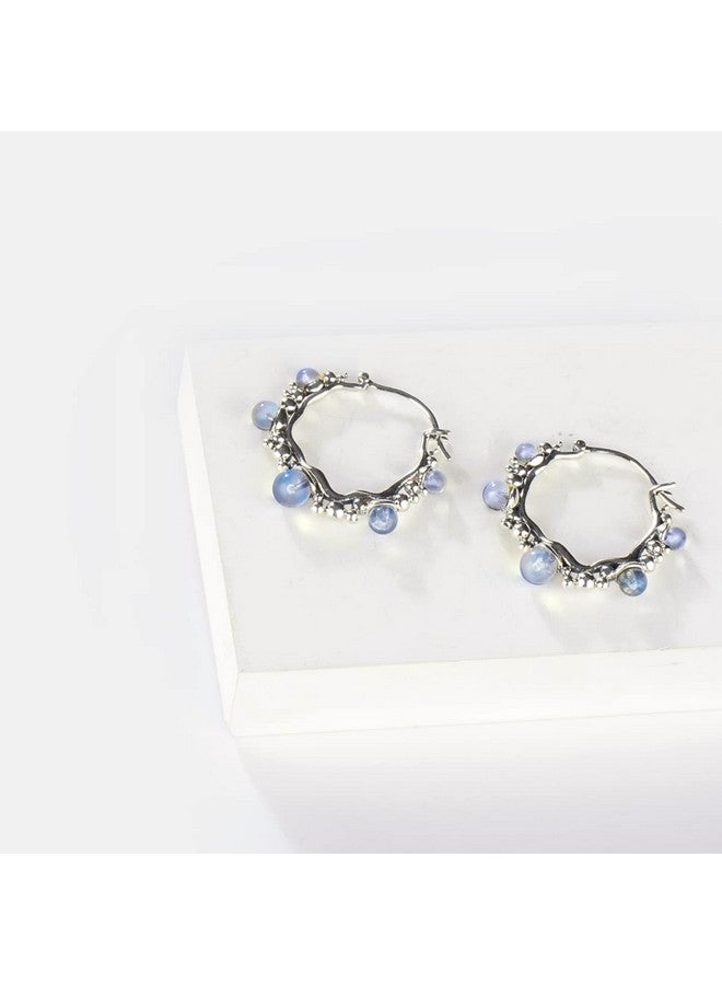 Shaya Women By Caratlane A Sunday Siesta Earrings In 925 Silver - Image 3