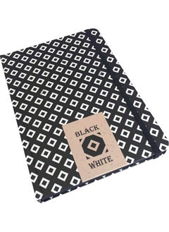 Lizy 14x20 cm Hard Cover Elasticated Black Notebook 100 Sheets 90 gr 