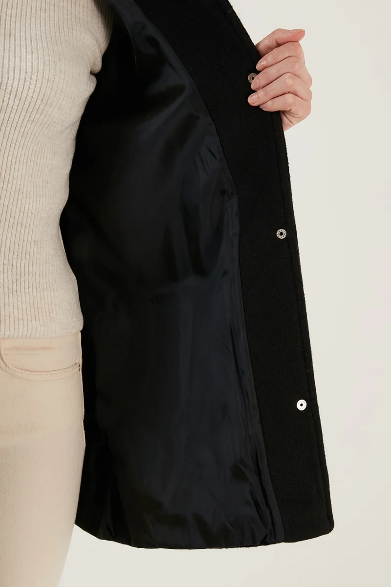 Lela Cotton Regular Fit Belted Hooded Coat Women's Coat 6380057