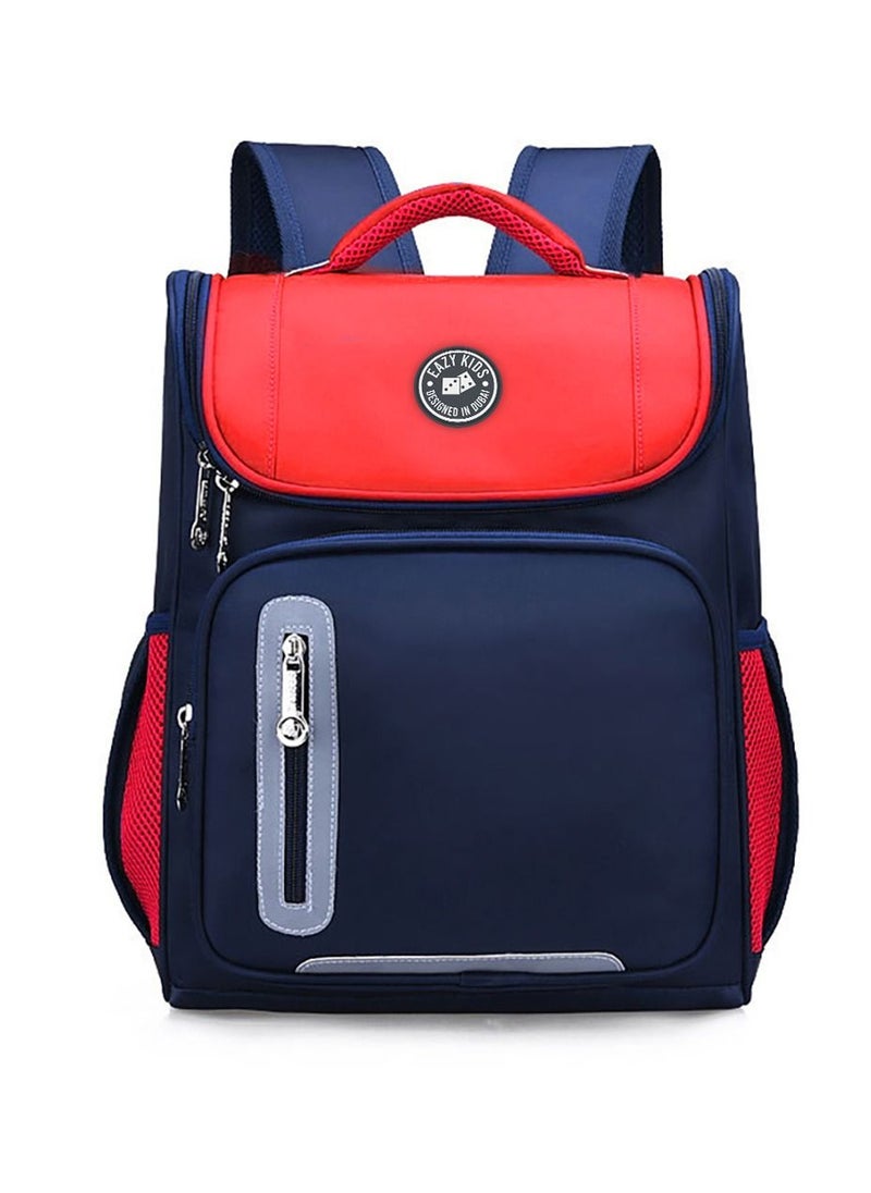 Eazy Kids Eazy Kids Panda School Bag-Red blue  - Image 1